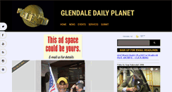 Desktop Screenshot of glendaledailyplanet.com