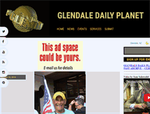 Tablet Screenshot of glendaledailyplanet.com